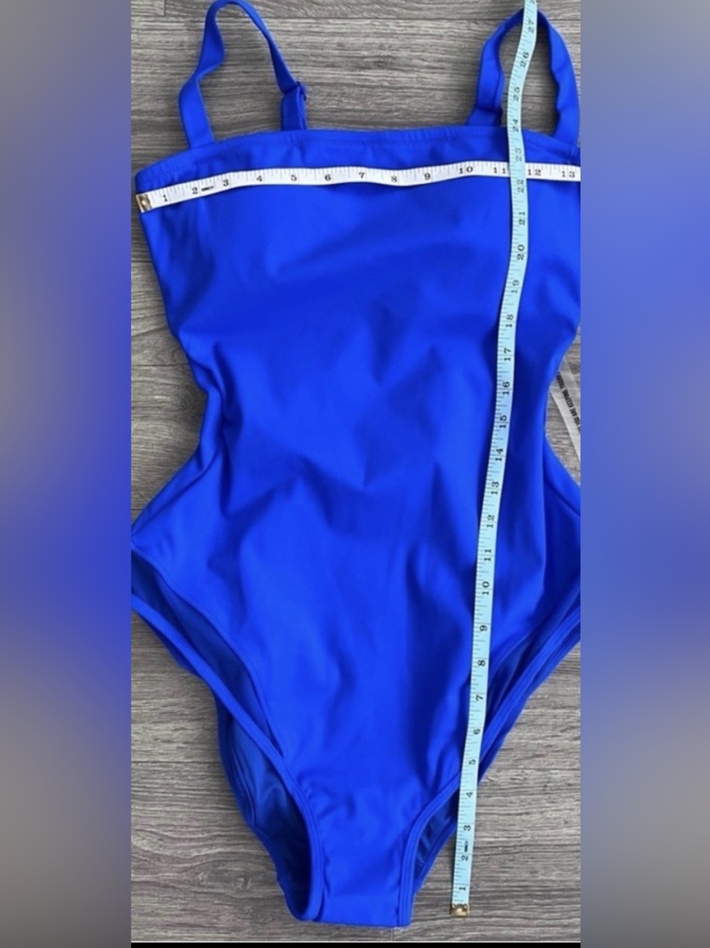 TA3 NWT Squarey One Piece Mesh Contour Swimsuit Size XL Short - Picture 6 of 8